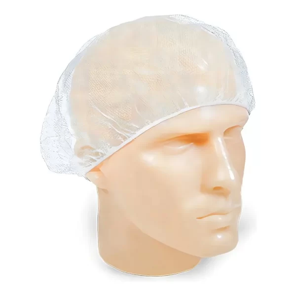 Touca de Nylon Branca Descarpack com 100 Unidades