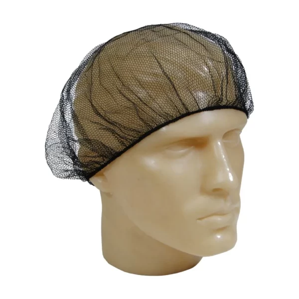 Touca de Nylon Preta Descarpack com 100 Unidades
