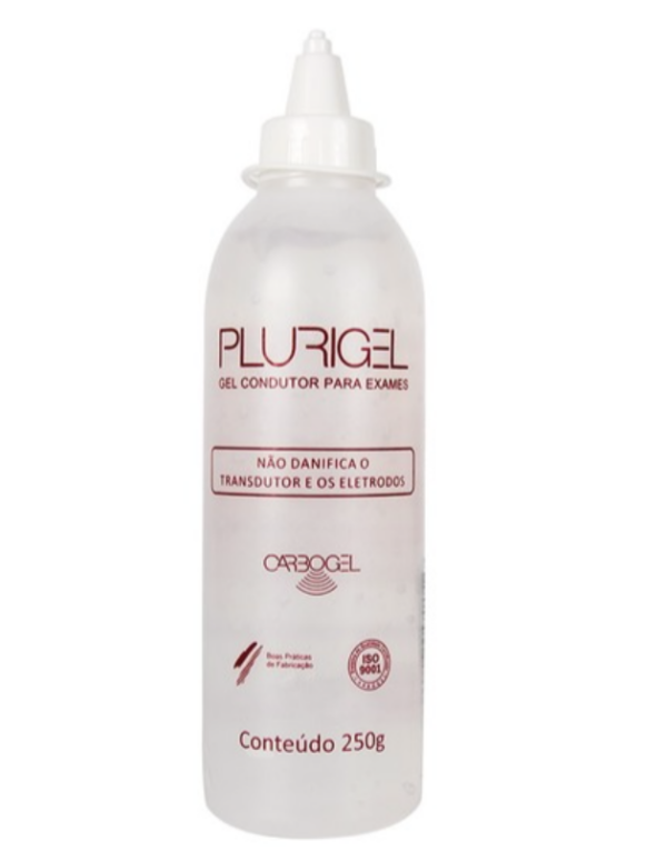 Gel Condutor para Ultrassom e Correntes Incolor 250g - PLURIGEL