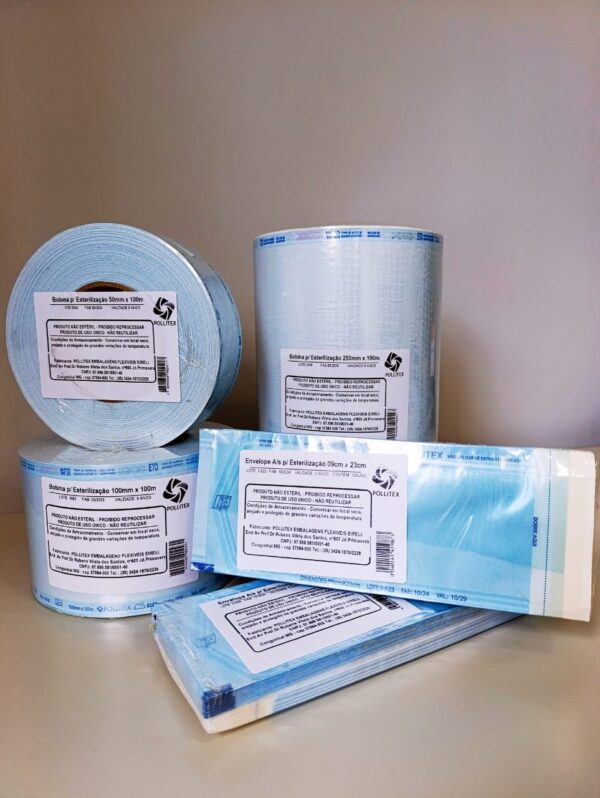 Bobinas para Esterilização - Embalagem Papel Grau Cirúrgico