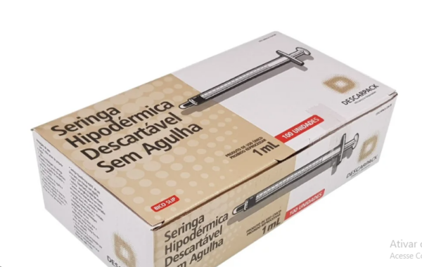 Seringa Hipodérmica Luer Slip 1ml Sem Agulha Descarpack com 100 Unidades